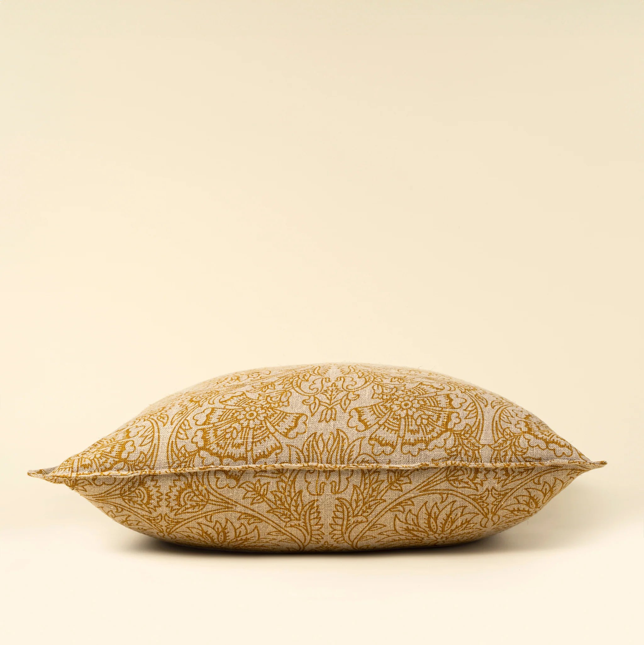 24x24 Floria Linen Pillow, Sunflower