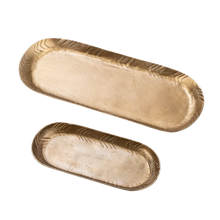 Load image into Gallery viewer, Forged Iron Oval Trays S/2 - by Indaba