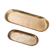 Load image into Gallery viewer, Forged Iron Oval Trays S/2 - by Indaba
