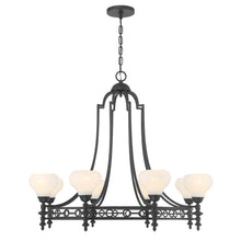 Load image into Gallery viewer, Allston 8-Light Chandelier in Matte Black