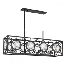 Load image into Gallery viewer, Balfour 8-Light Linear Chandelier in Matte Black