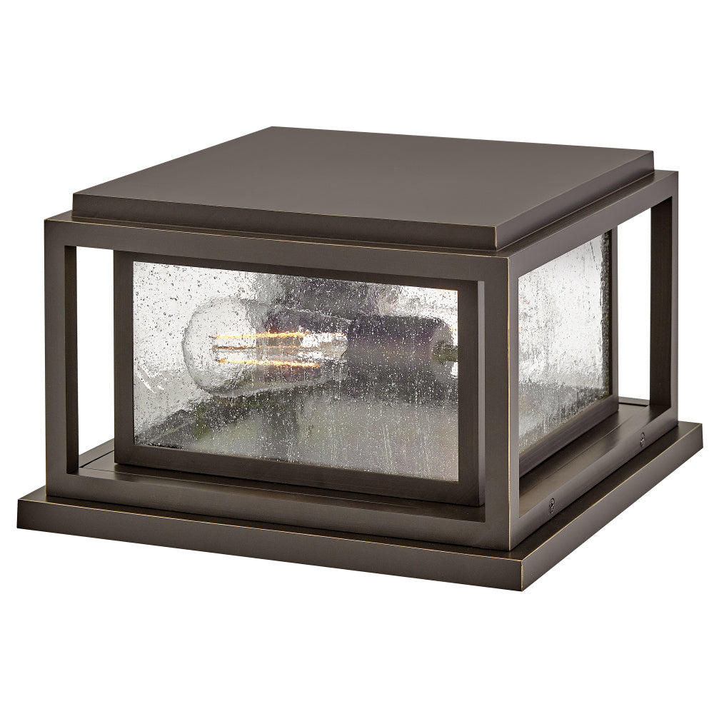 Small Pier Mount Lantern 12v - Bronze