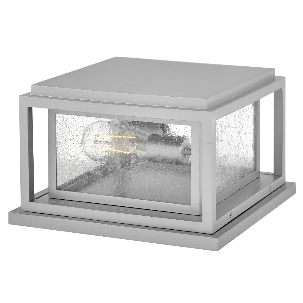 Small Pier Mount Lantern 12v - Nickel