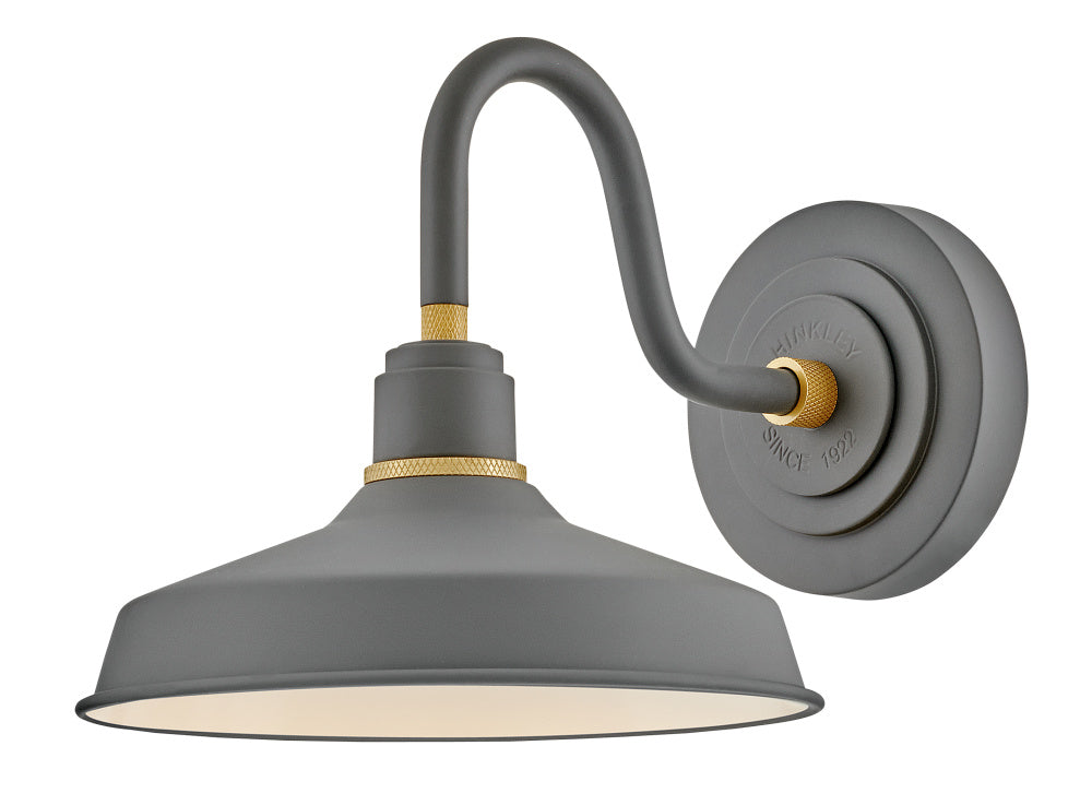 Small Gooseneck Barn Light - Gray