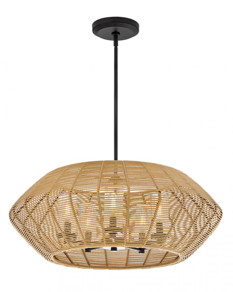 Medium Single Tier Chandelier - 10385BK-CML