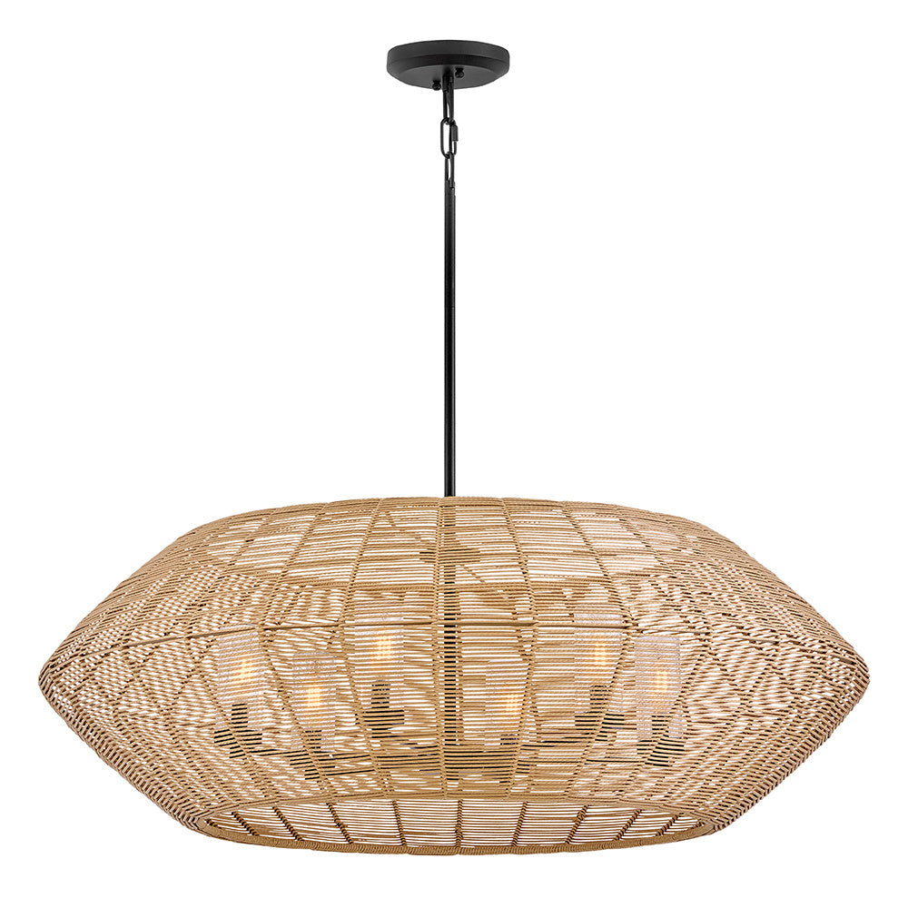 Large Single Tier Chandelier - 10386BK-CML