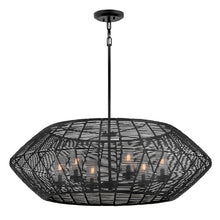 Load image into Gallery viewer, Large Single Tier Chandelier - 10386BK