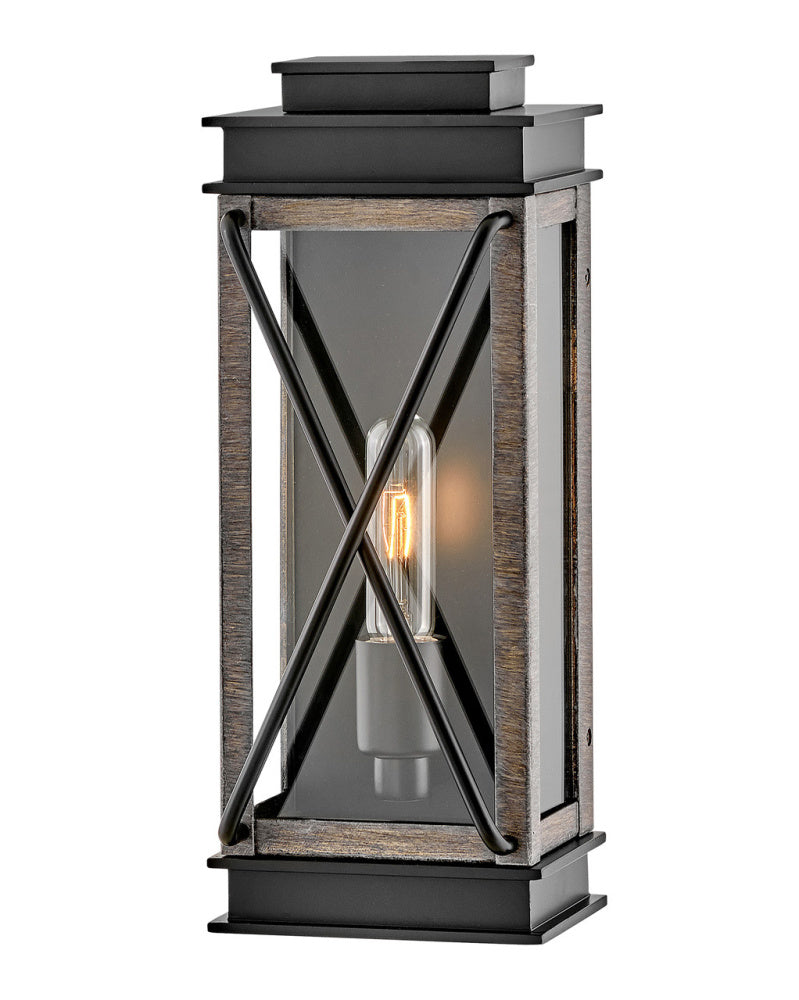 Medium Wall Mount Lantern - Black