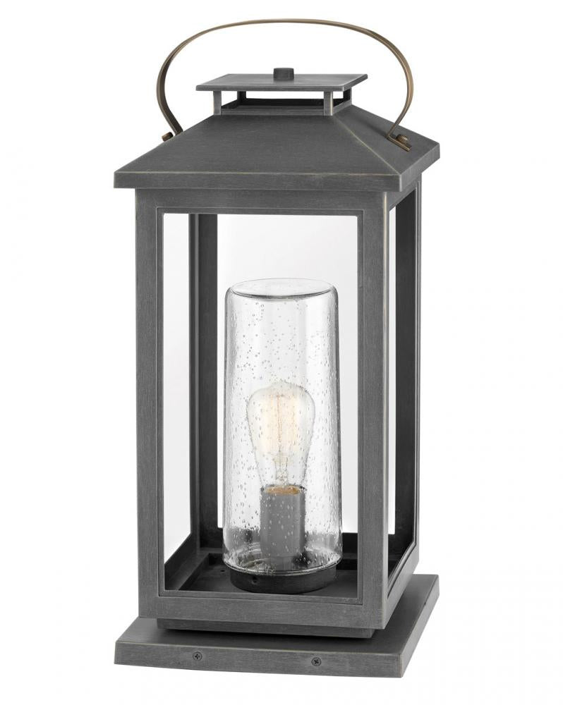 Large Pier Mount Lantern 12v - Bronze