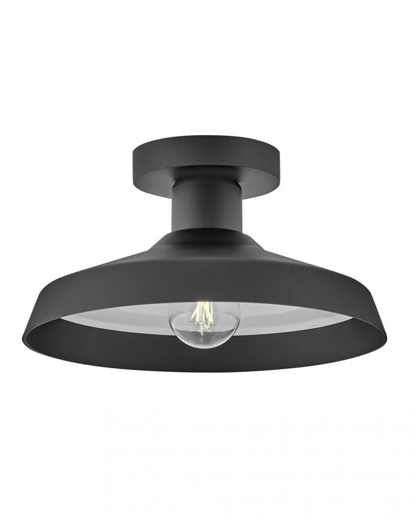 Small Flush Mount - Black