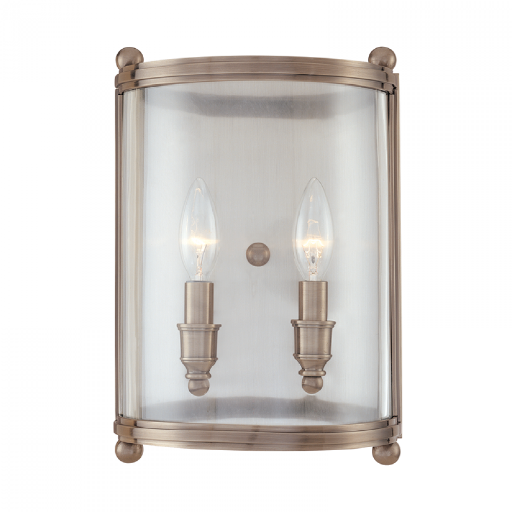 2 LIGHT WALL SCONCE