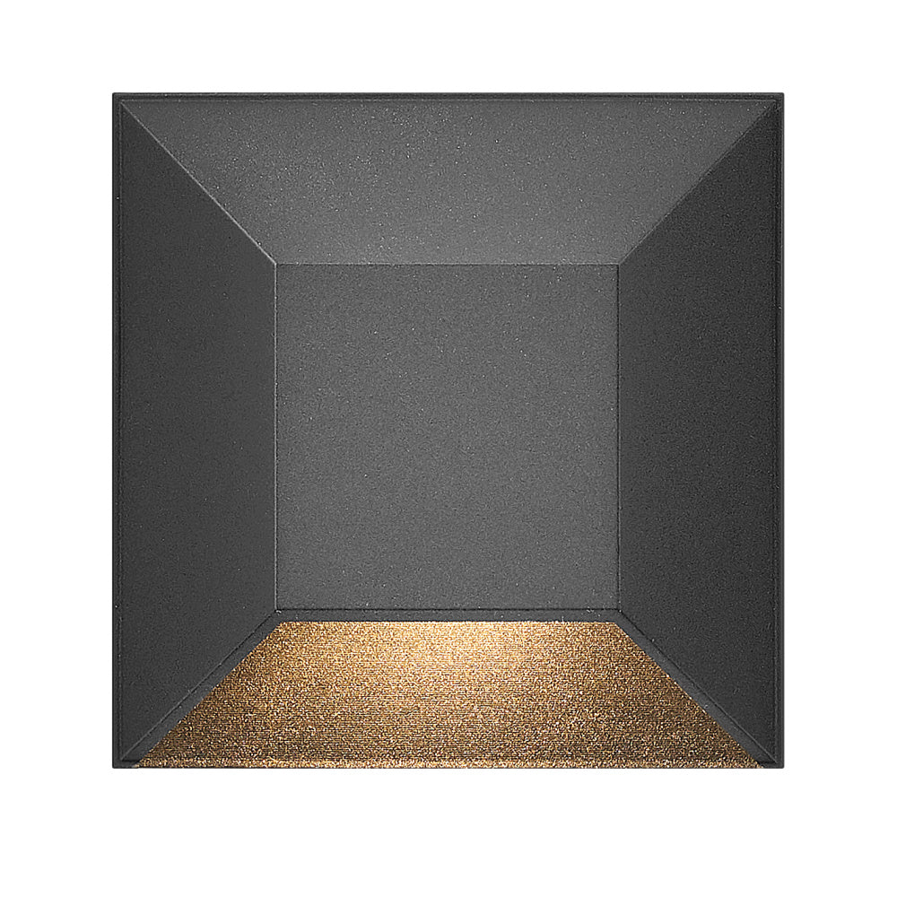 12V Square Deck Sconce - Black
