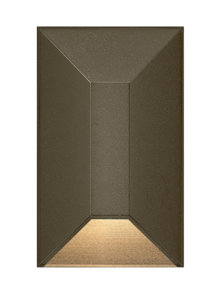 12V Small Rectangular Deck Sconce - Bronze