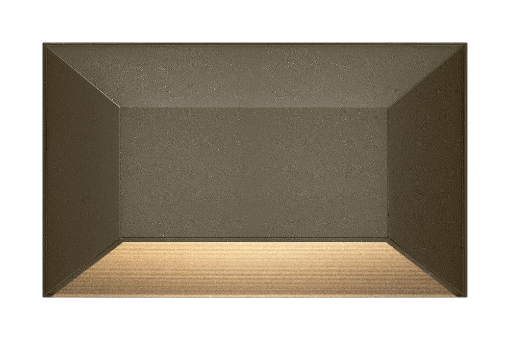 12V Medium Rectangular Deck Sconce - Bronze