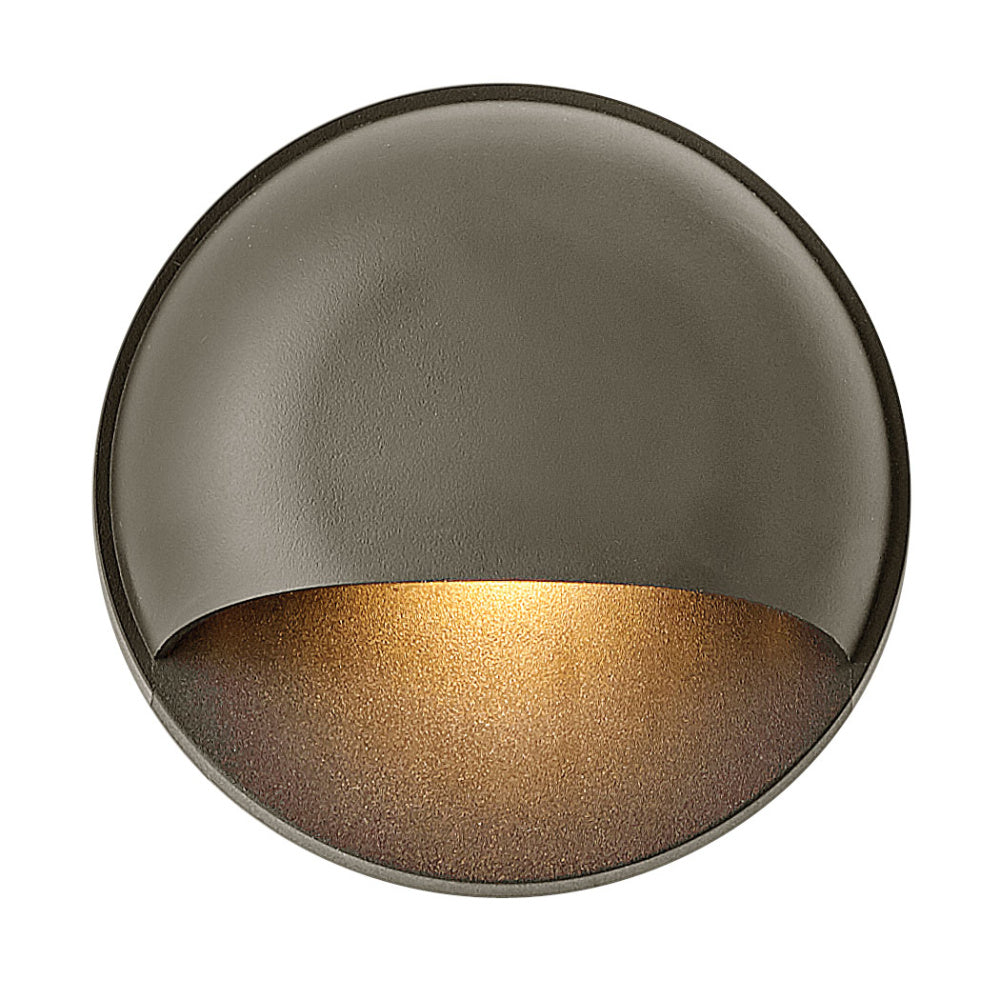12V Round Deck Sconce - Bronze