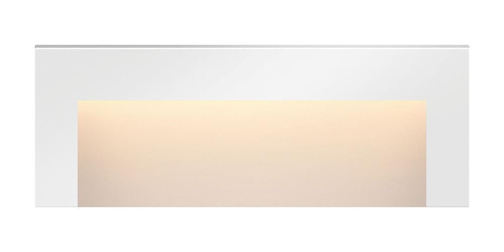 Deck Sconce Wide Horizontal - White