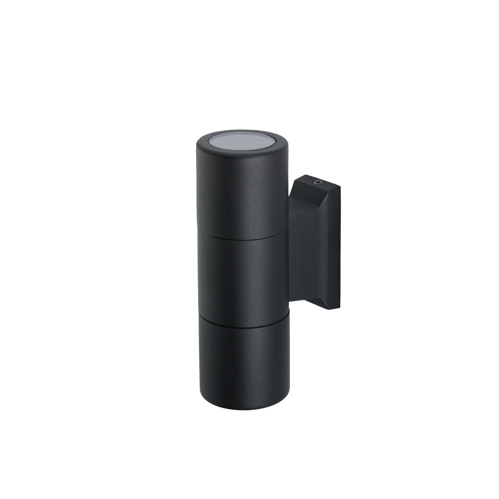 Large Up & Down Sconce in Black Brass