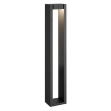 Load image into Gallery viewer, 12 Volt 2700K LED 25.4" Aimed Bollard in Textured Black