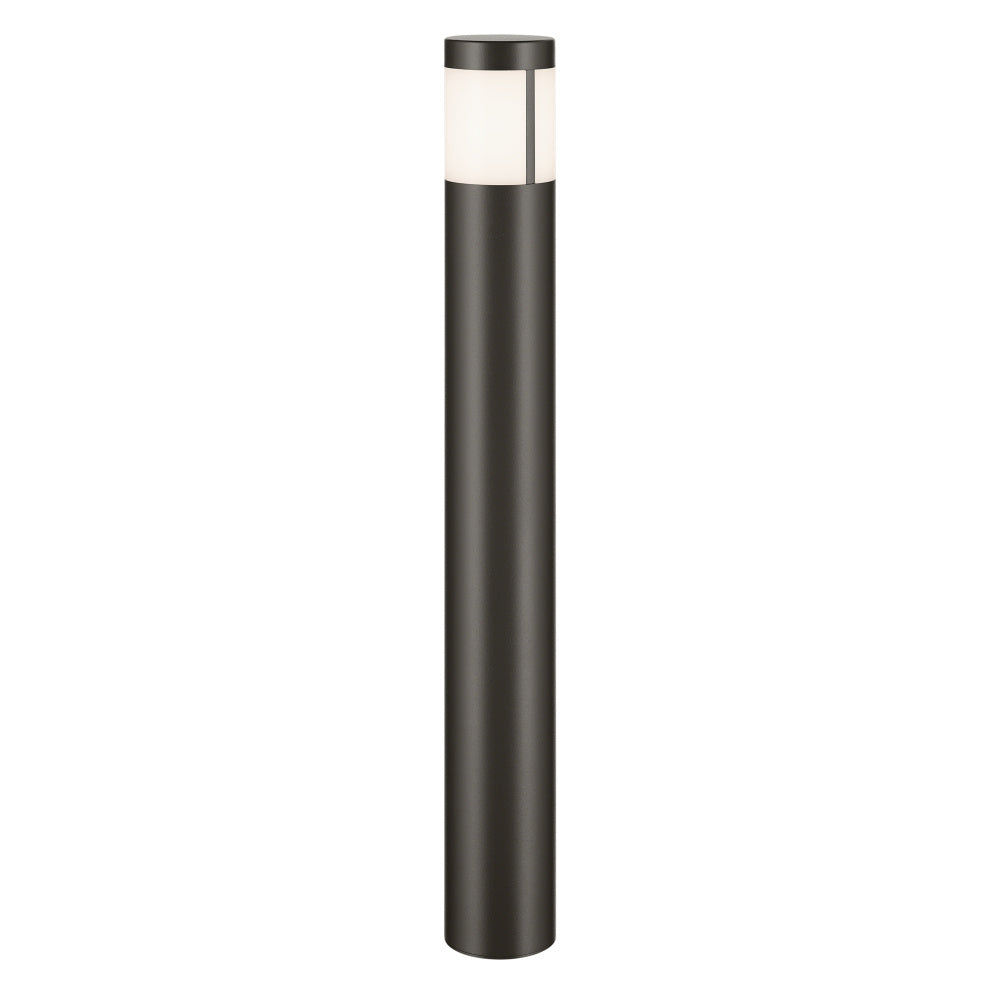 12 Volt 2700K LED 24" Round Bollards in Textured Architectural Bronze