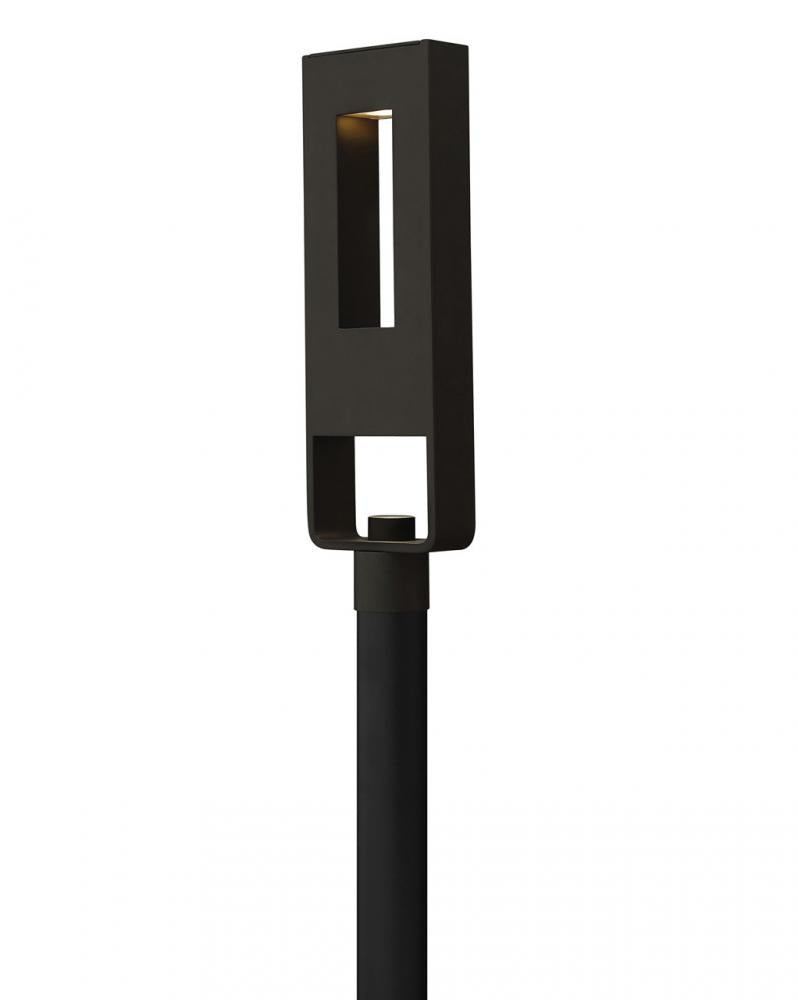 Large Post Top or Pier Mount Lantern - Black