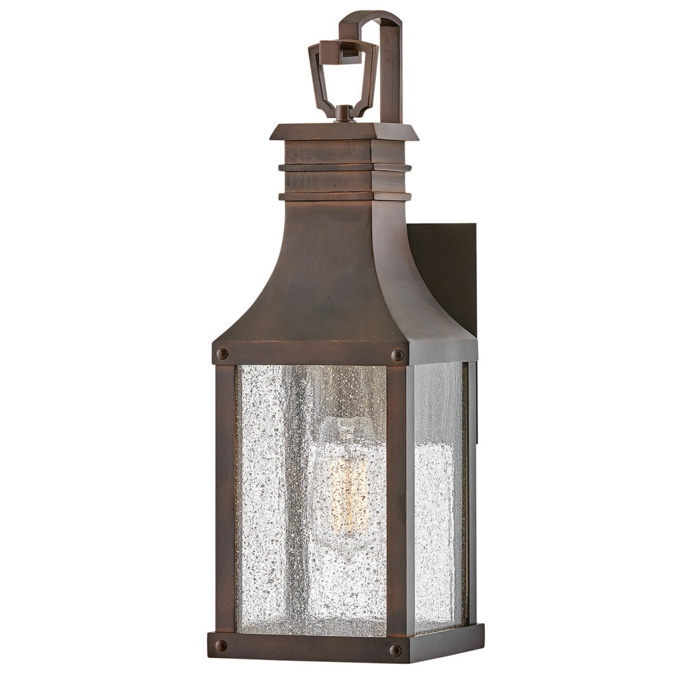 Medium Wall Mount Lantern - Black|Combination Finishes|Copper