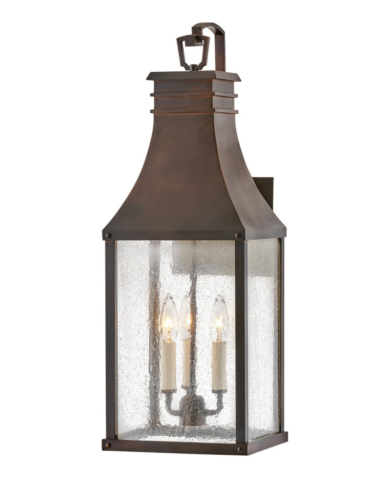 Large Wall Mount Lantern - Black|Combination Finishes|Copper