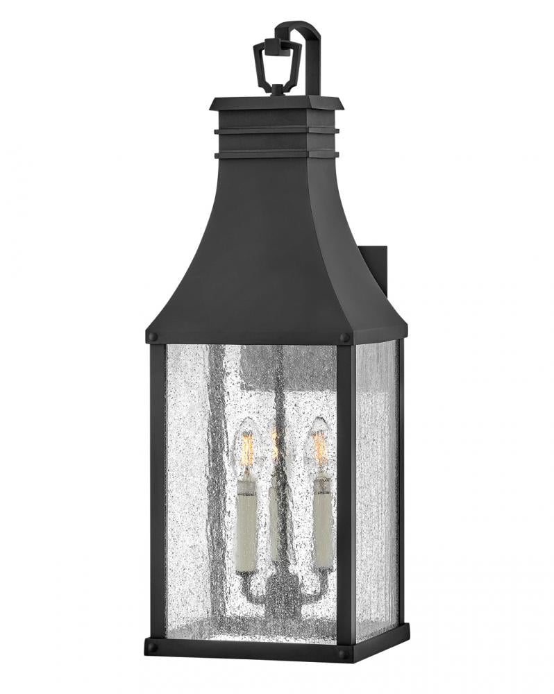 Large Wall Mount Lantern - Black