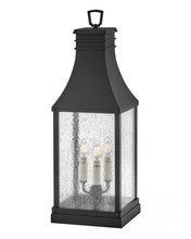 Load image into Gallery viewer, Large Pier Mount Lantern - Black