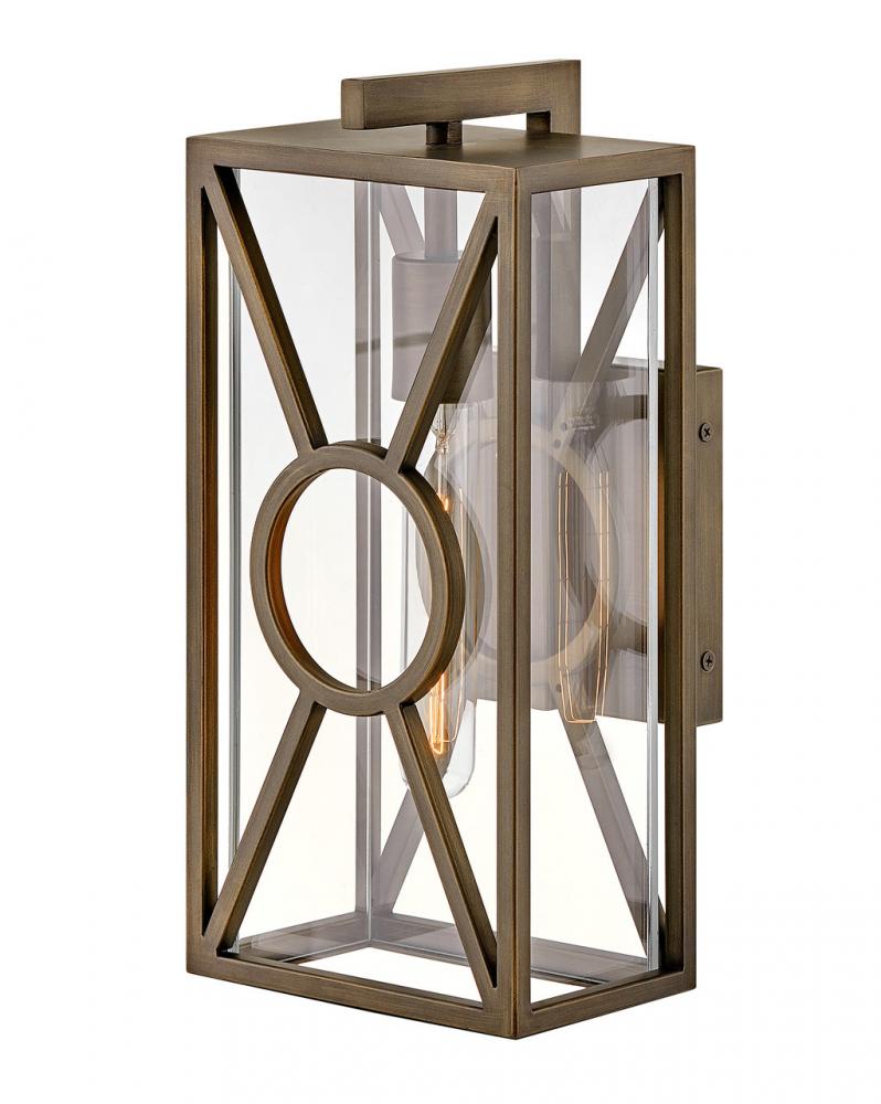 Medium Wall Mount Lantern - Bronze