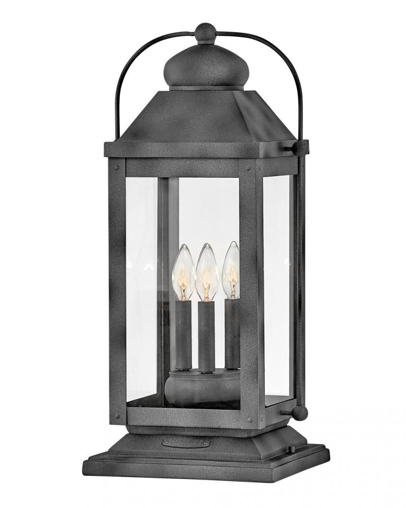 Large Pier Mount Lantern - Black|Miscellaneous