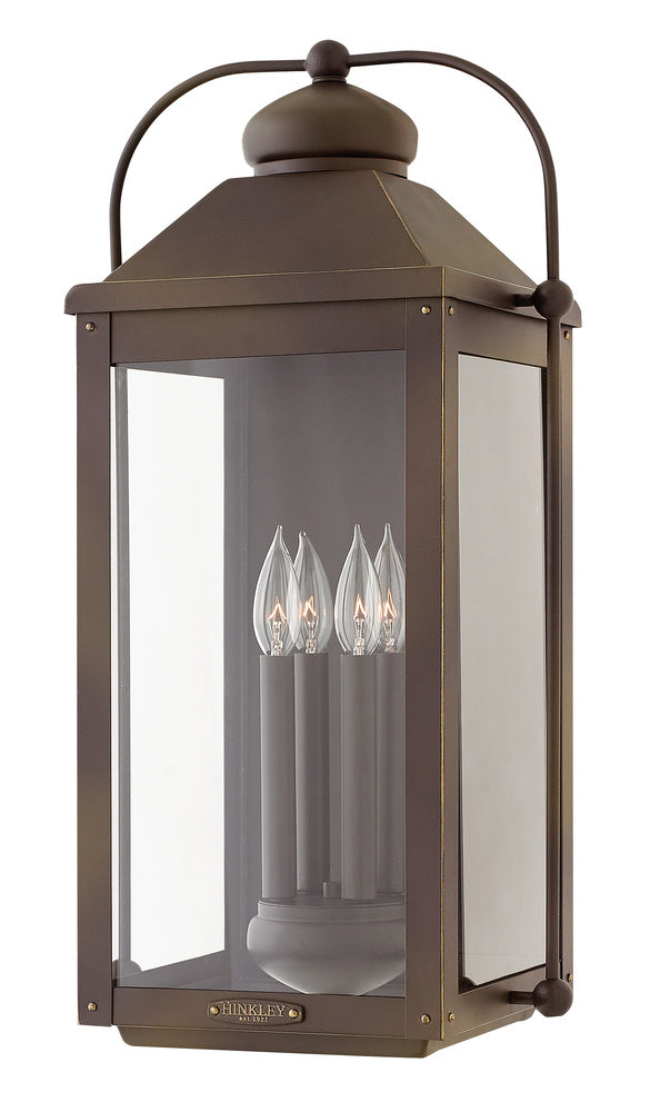 Large Wall Mount Lantern - Bronze