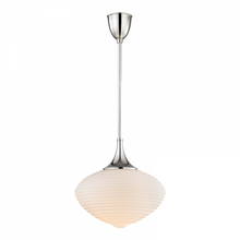 Load image into Gallery viewer, 1 LIGHT PENDANT W/ MATTE OPAL GLASS