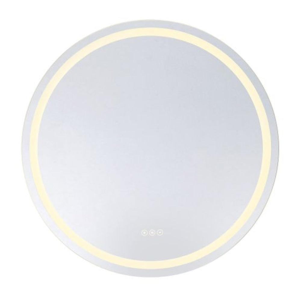 Beckett LED Round Frontlit and Backlit Mirror