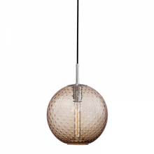 Load image into Gallery viewer, 1 LIGHT PENDANT-BRONZE GLASS