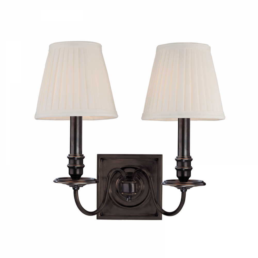 2 LIGHT WALL SCONCE