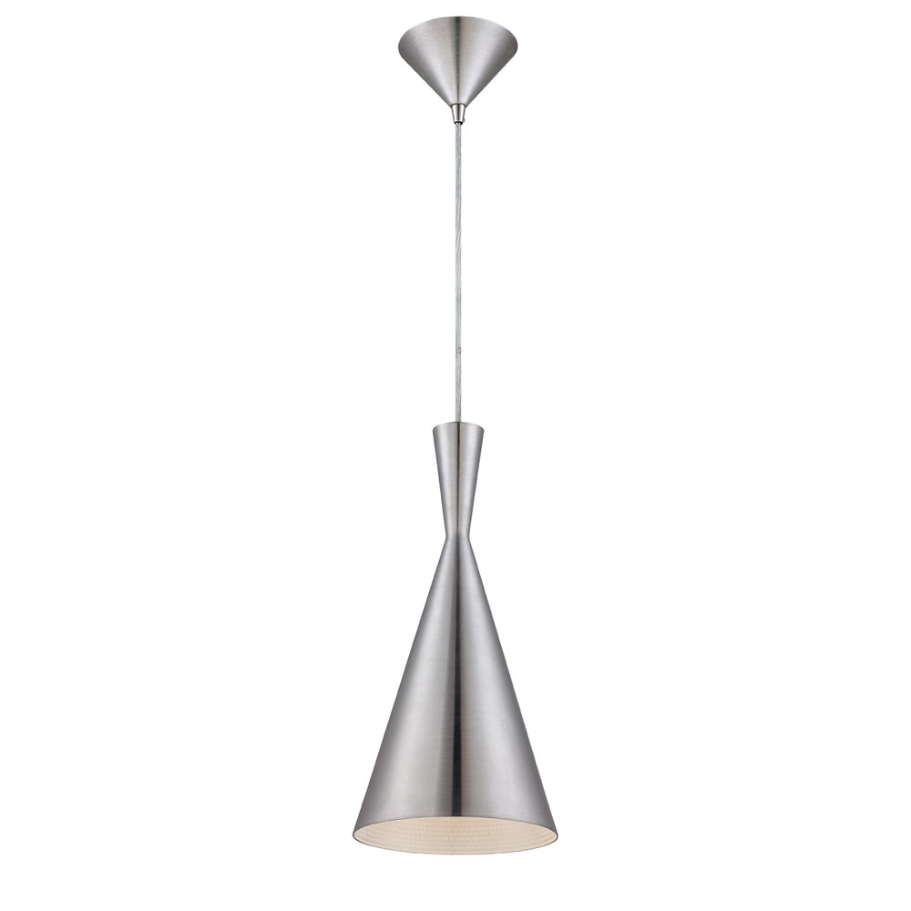 Bronx, 1LT Pendant, Brushed Al