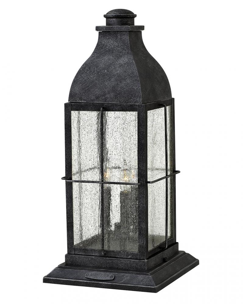 Large Pier Mount Lantern - Gray