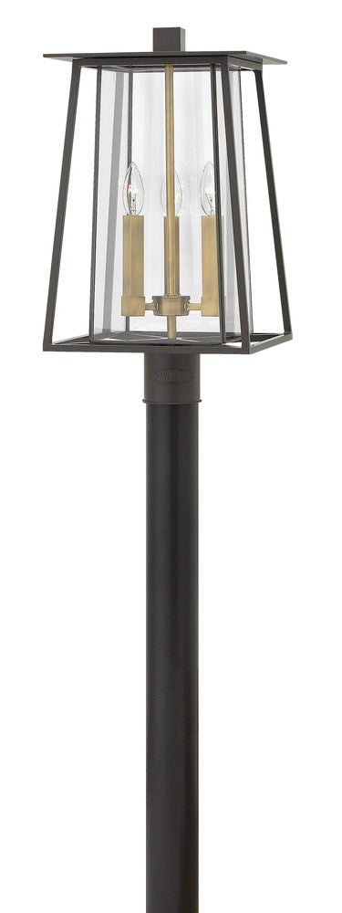 Medium Post Top or Pier Mount Lantern - Bronze