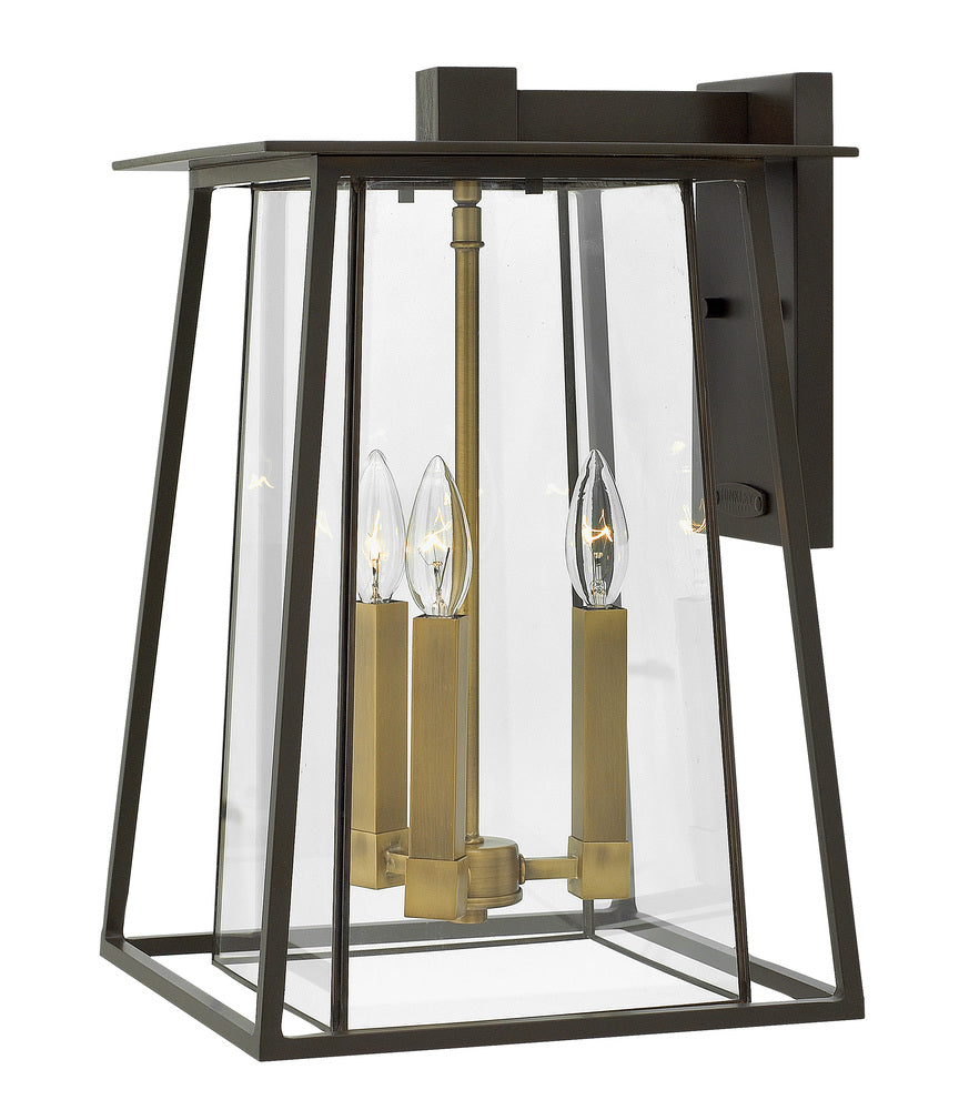 Medium Wall Mount Lantern - Bronze