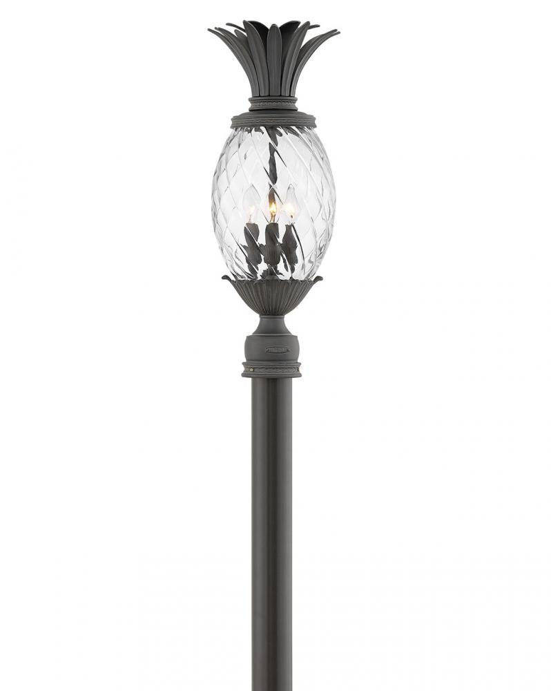 Large Post Top or Pier Mount Lantern - Black