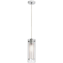 Load image into Gallery viewer, Single Pendant Clear Frosted Glass