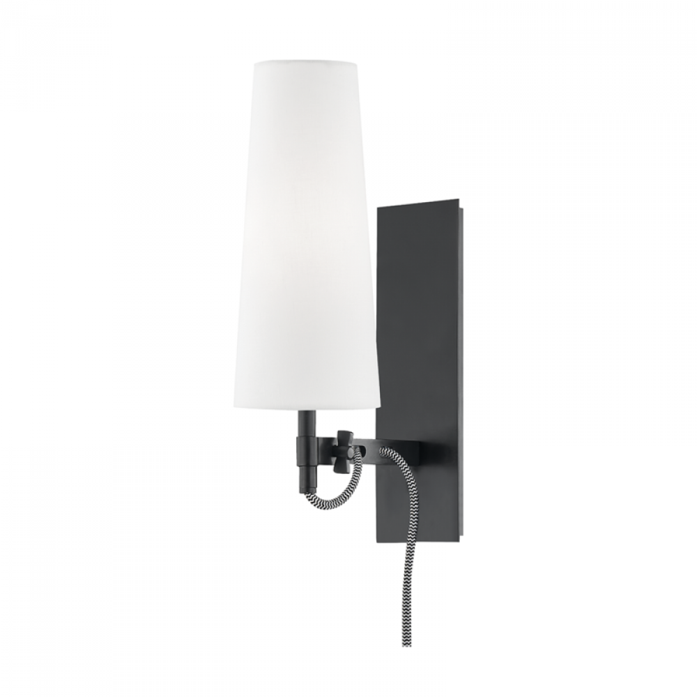 1 LIGHT WALL SCONCE W/ PLUG