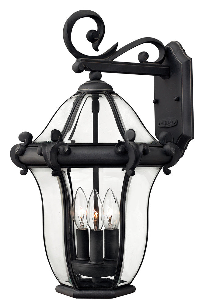 Medium Wall Mount Lantern - Black