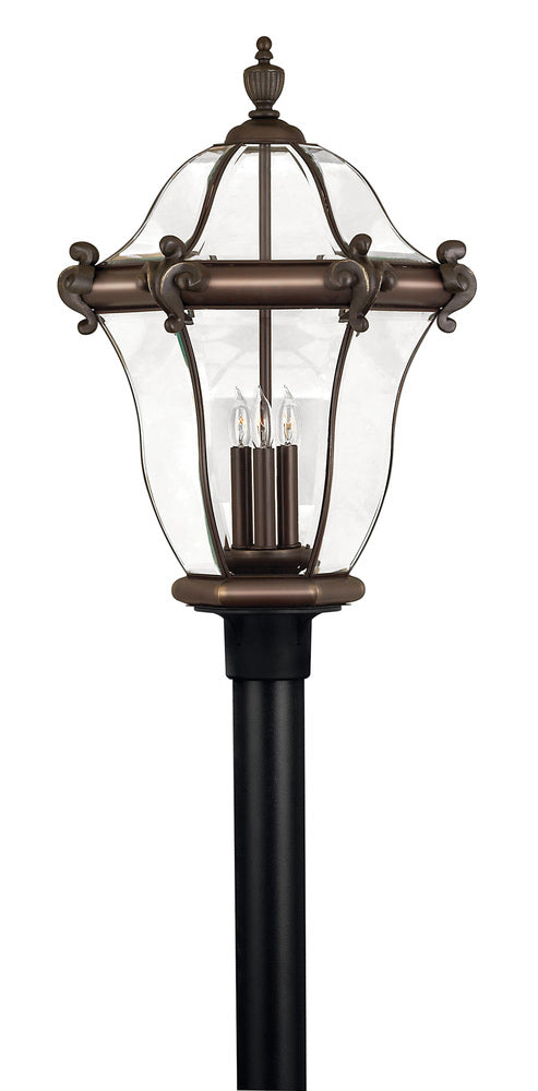 Large Post Top or Pier Mount Lantern - Bronze|Copper