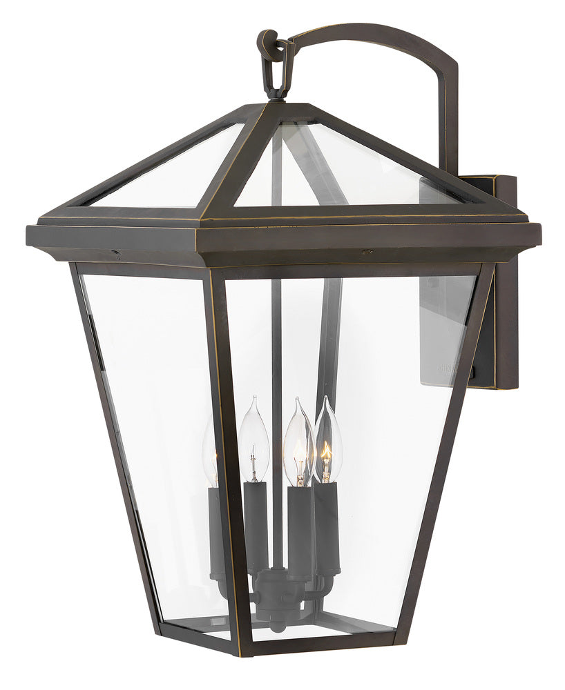 Large Wall Mount Lantern - Bronze