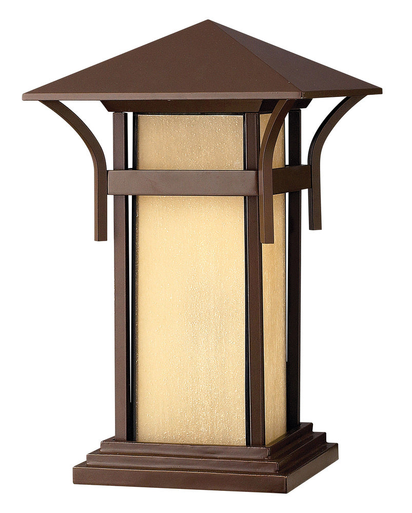 Medium Pier Mount Lantern - Bronze