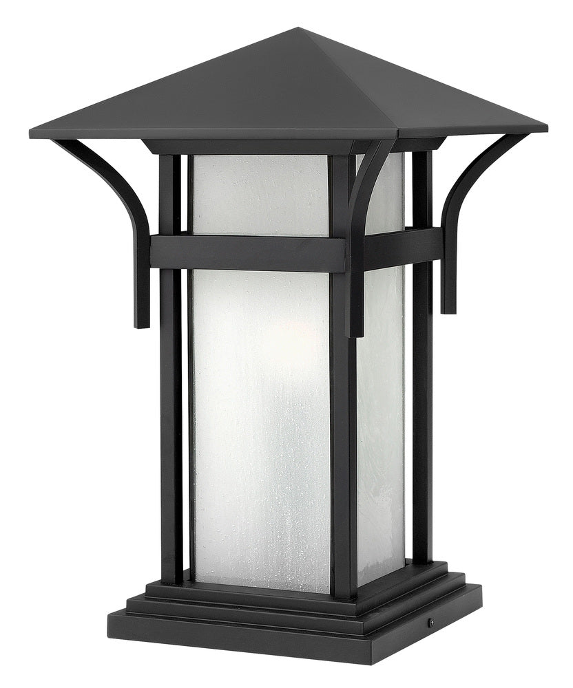 Medium Pier Mount Lantern - Black