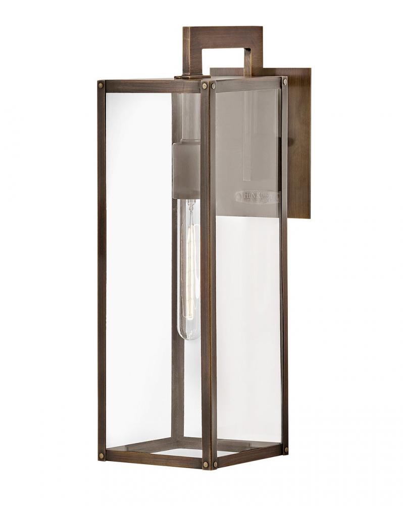 Medium Wall Mount Lantern - Bronze