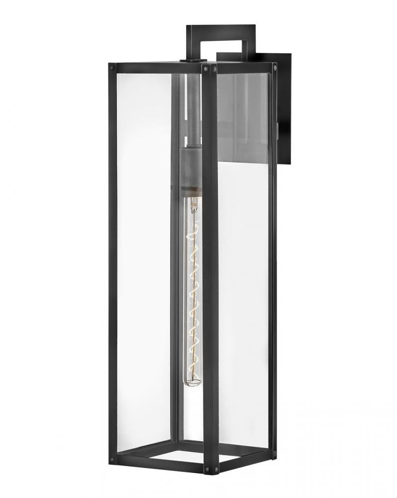 Large Wall Mount Lantern - Black