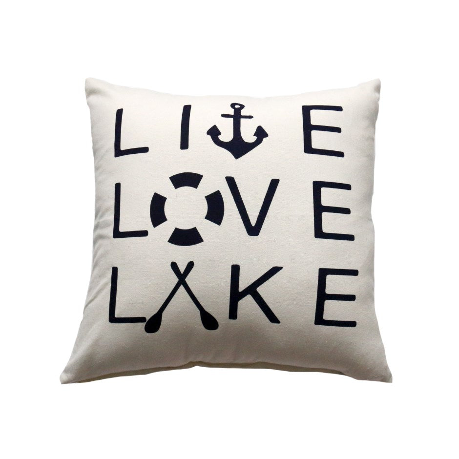 Live Love Lake Pillow